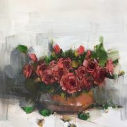 Vase of Roses