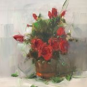 Vase of Roses