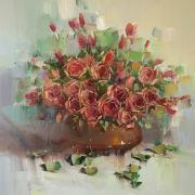 Vase of Roses