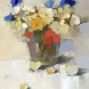 Vase of Pansies