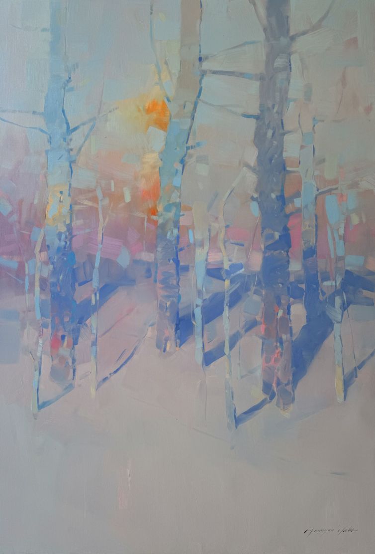 Evening Trees