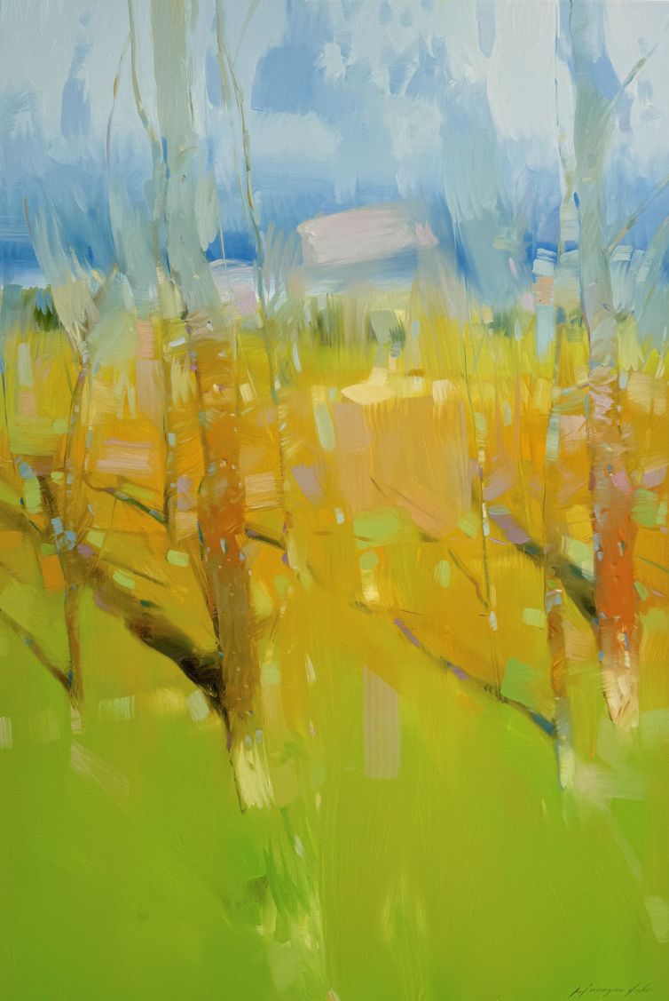 Trees in Blue