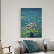 Lilies in Indigo